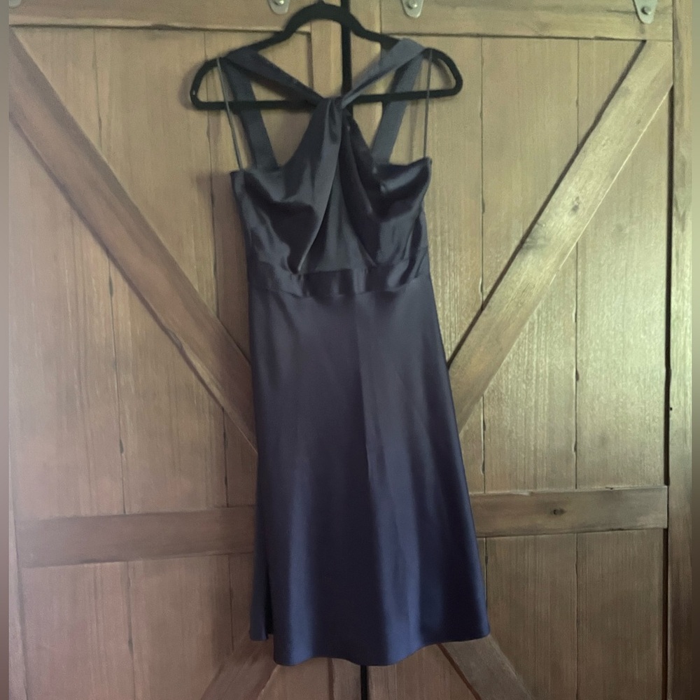 JCrew Navy Blue Halter Dress Size 2